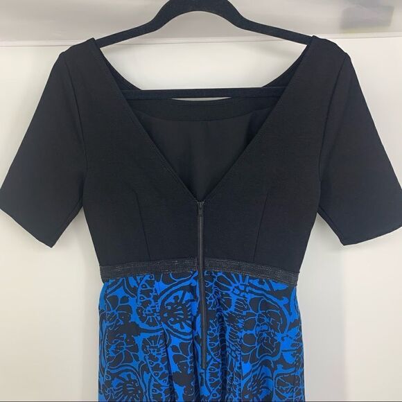 Plenty Tracy Reese Medallion Contrast Frock Dress Size 4 New - Picture 6 of 12